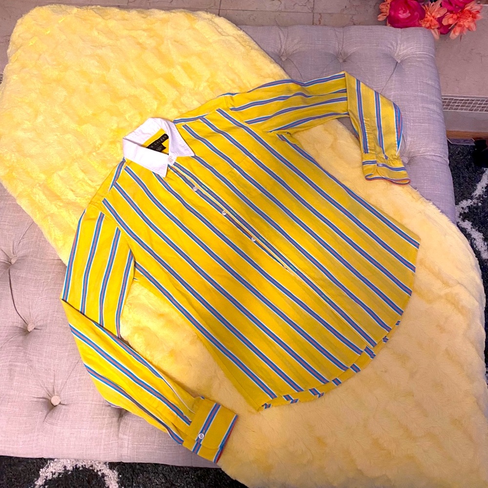 RALPH LAUREN striped button up